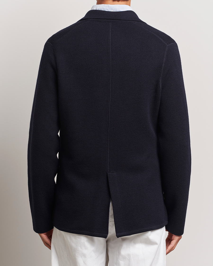 Homme | Blazers | Orlebar Brown | Reiner Textured Lightweigt Blazer Night Iris