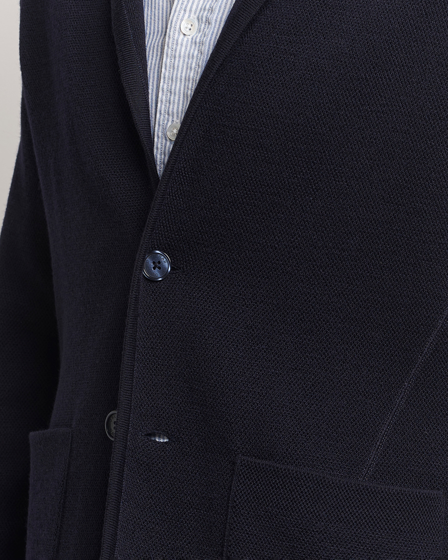 Homme | Blazers | Orlebar Brown | Reiner Textured Lightweigt Blazer Night Iris