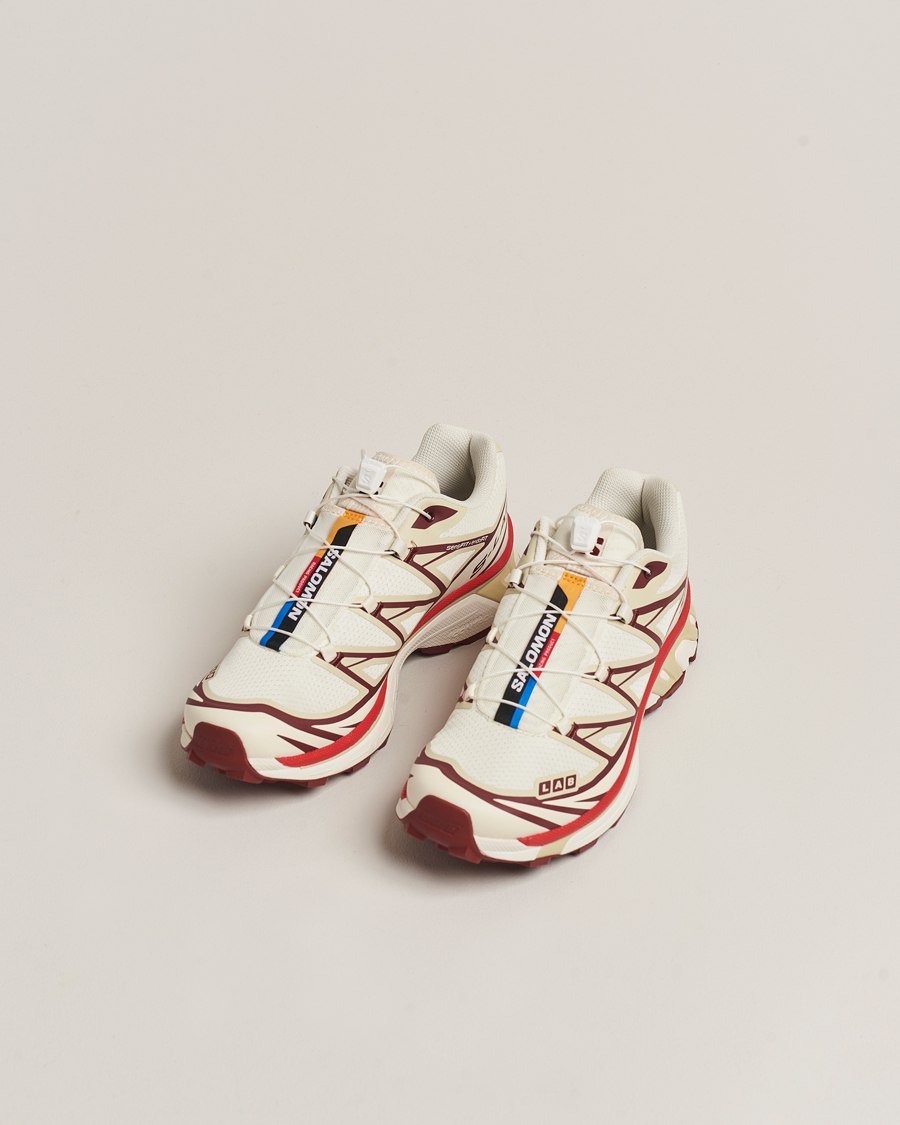 Homme | Salomon XT-6 Sneakers Vanilla Ice/Green Haze | Salomon | XT-6 Sneakers Vanilla Ice/Green Haze