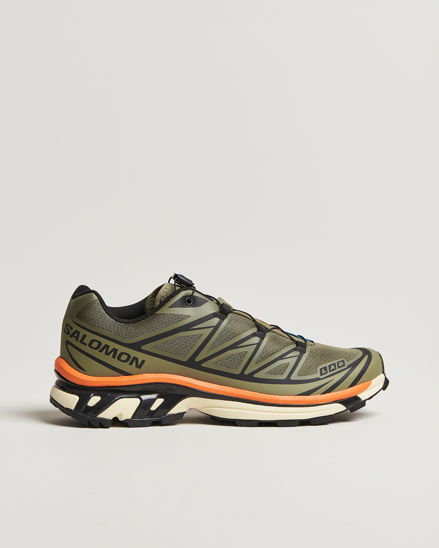 Homme | Salomon XT-6 Sneakers Deep Green Lichen/Black | Salomon | XT-6 Sneakers Deep Green Lichen/Black