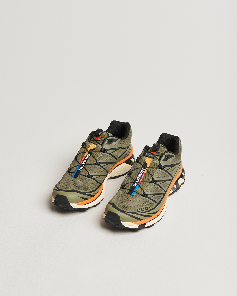 Homme | Salomon XT-6 Sneakers Deep Green Lichen/Black | Salomon | XT-6 Sneakers Deep Green Lichen/Black