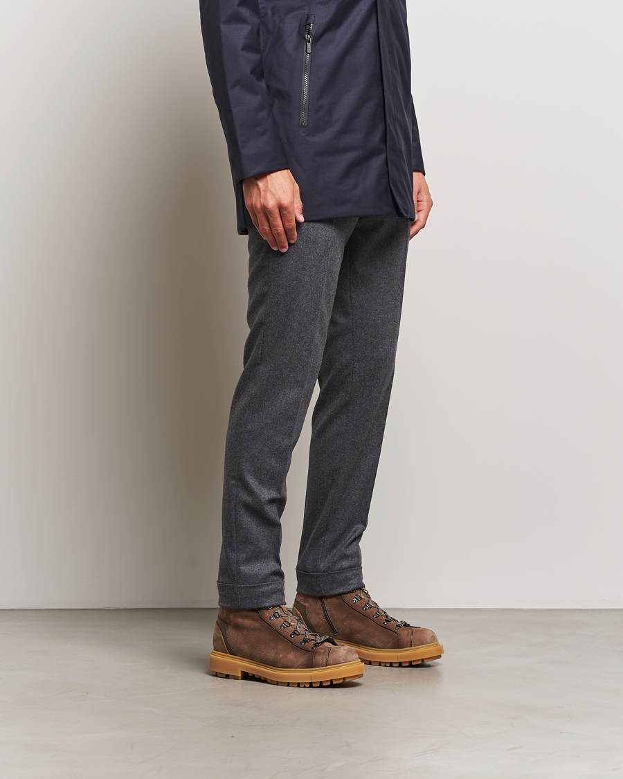 Homme | Santoni St Moritz Winter Boot Brown Nubuck | Santoni | St Moritz Winter Boot Brown Nubuck