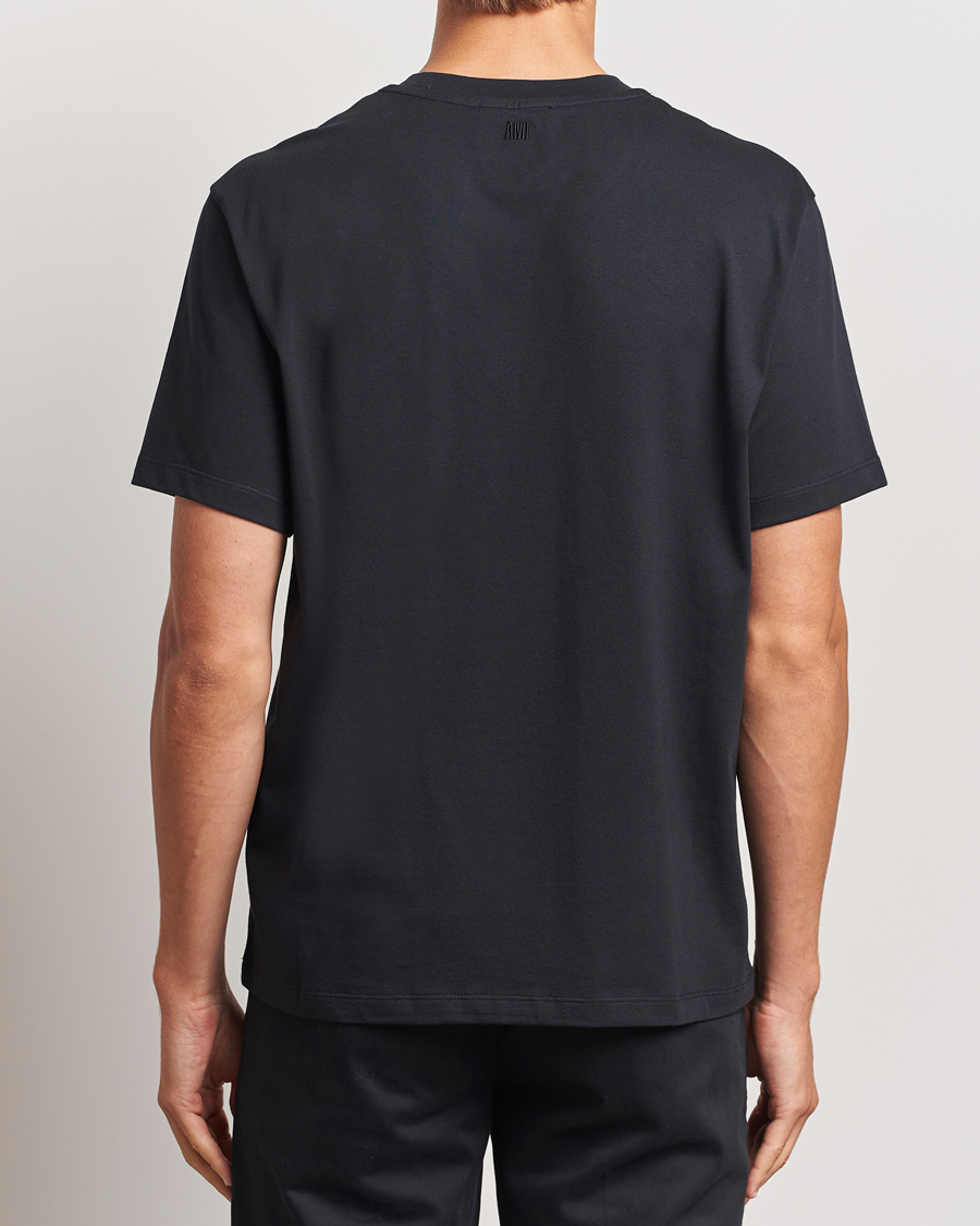 Homme | T-shirts | AMI | Heart Logo T-Shirt Black
