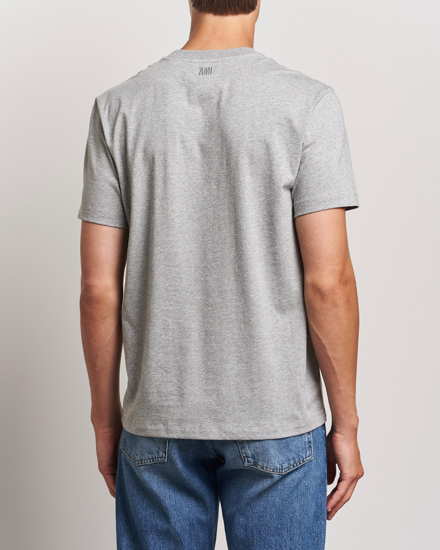 Homme | T-shirts | AMI | Heart Logo T-Shirt Heather Grey