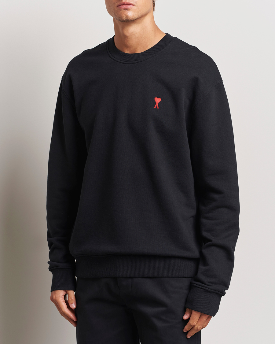 Homme | Pulls Et Tricots | AMI | Heart Logo Sweatshirt Black