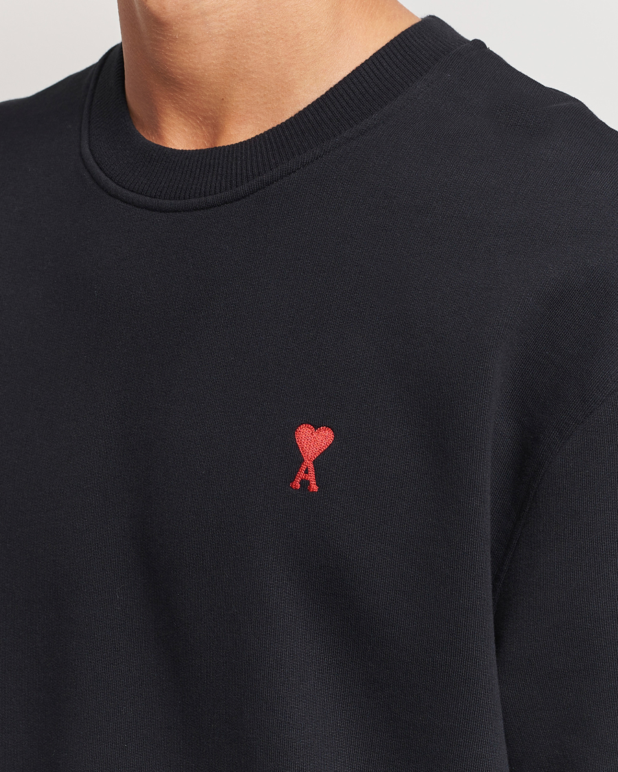 Homme | Pulls Et Tricots | AMI | Heart Logo Sweatshirt Black