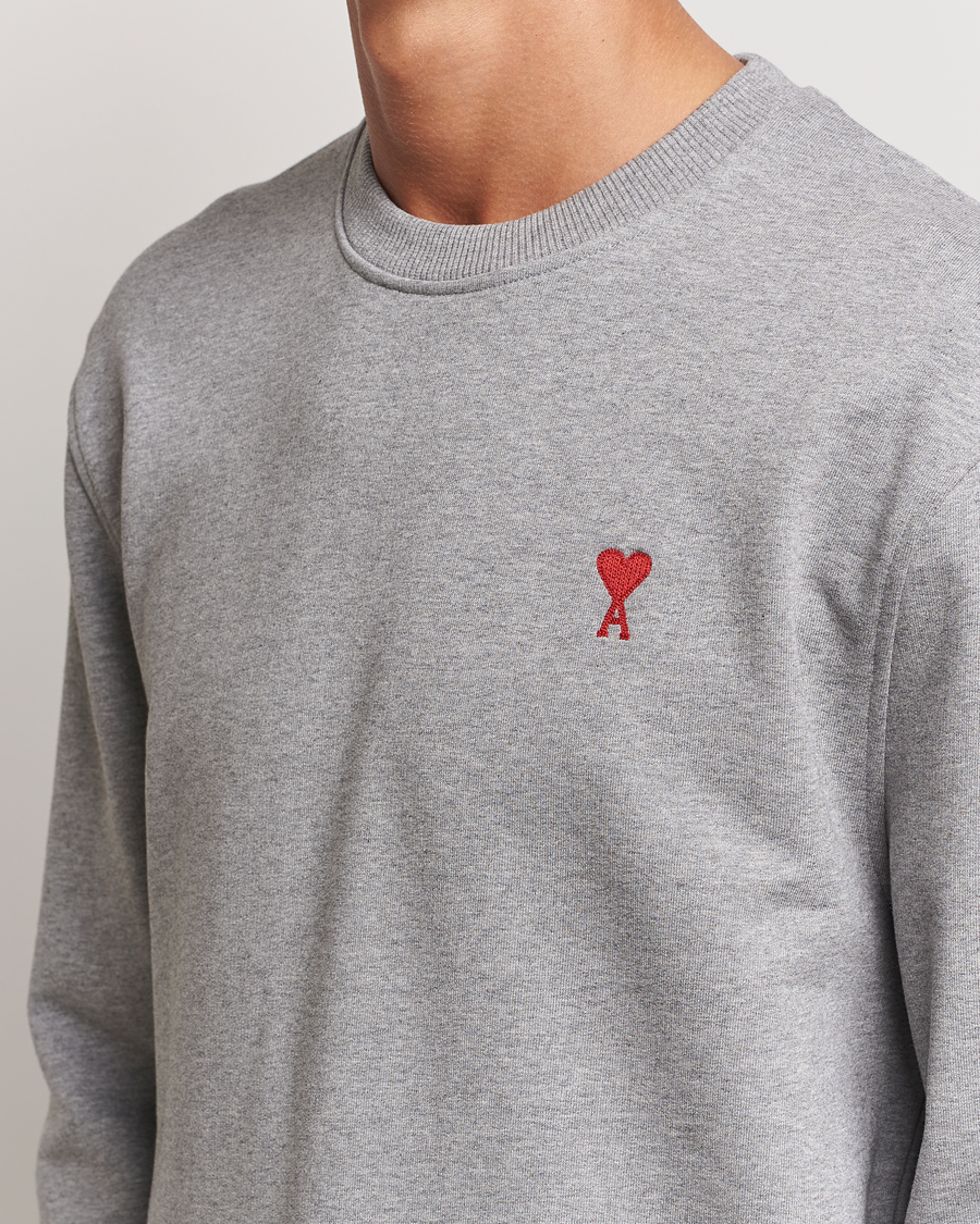 Homme | Pulls Et Tricots | AMI | Heart Logo Sweatshirt Heather Grey