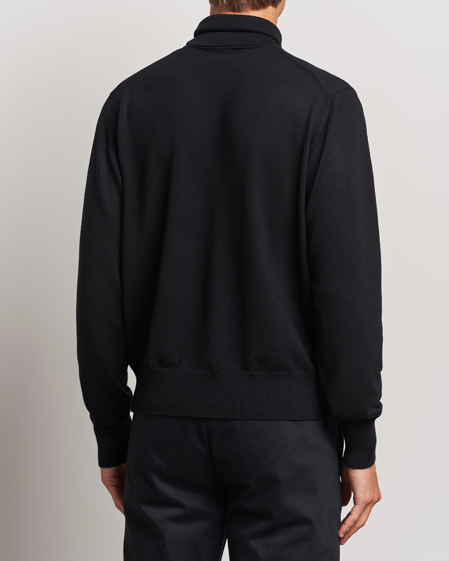 Homme | Pulls Et Tricots | AMI | Heart Logo Wool Turtleneck Black