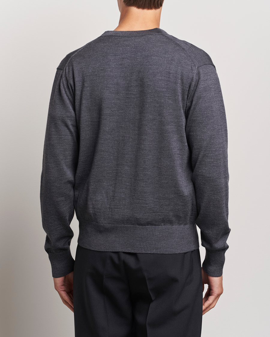 Homme | Pulls Et Tricots | AMI | Heart Logo Cardigan Heather Grey