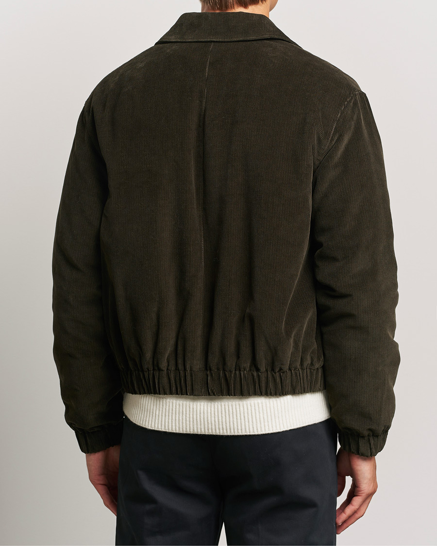 Homme | Manteaux Et Vestes | AMI | Light Padded Corduroy Jacket Dark Coffee