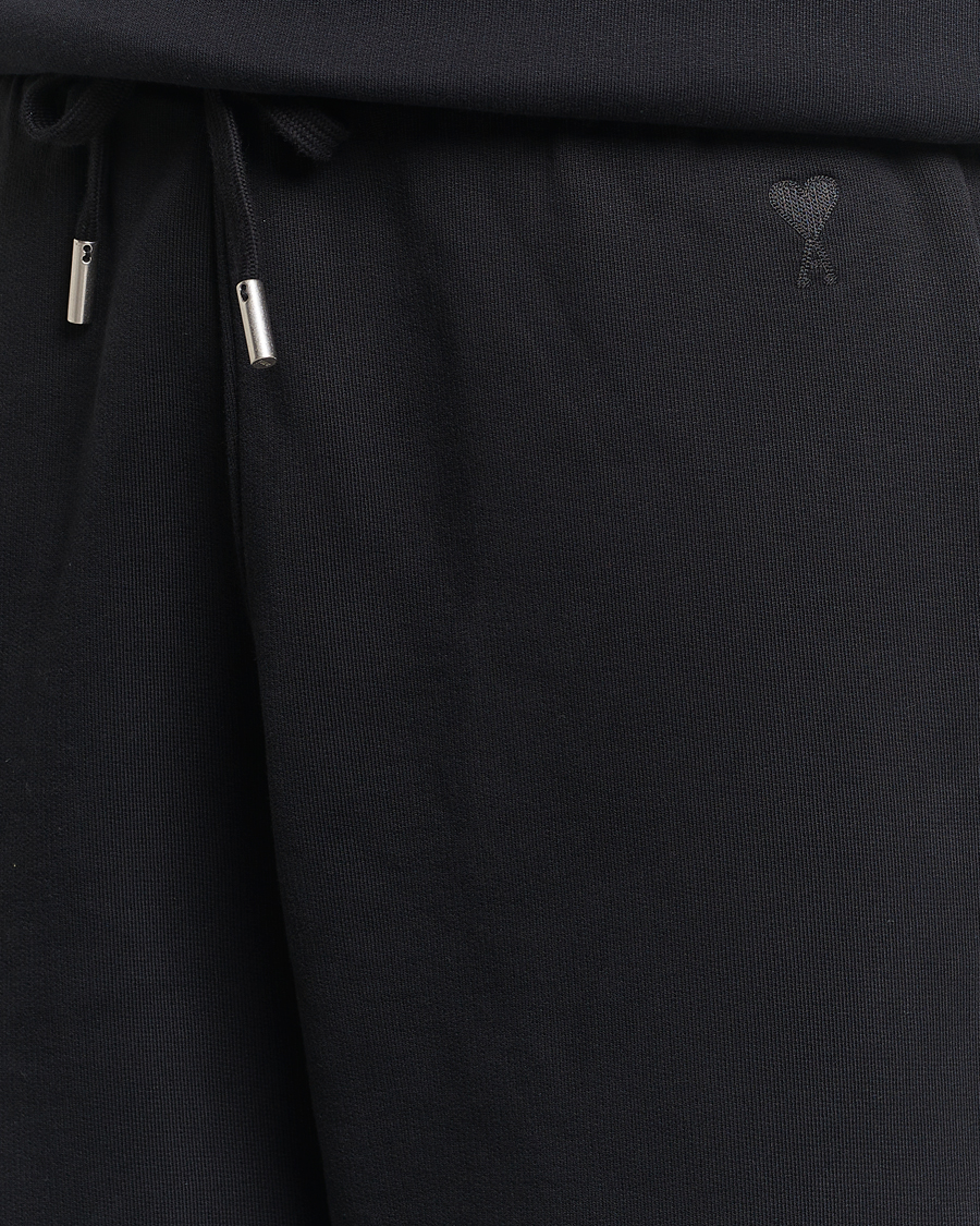 Homme | Pantalons | AMI | Tonal Heart Logo Sweatpants Black