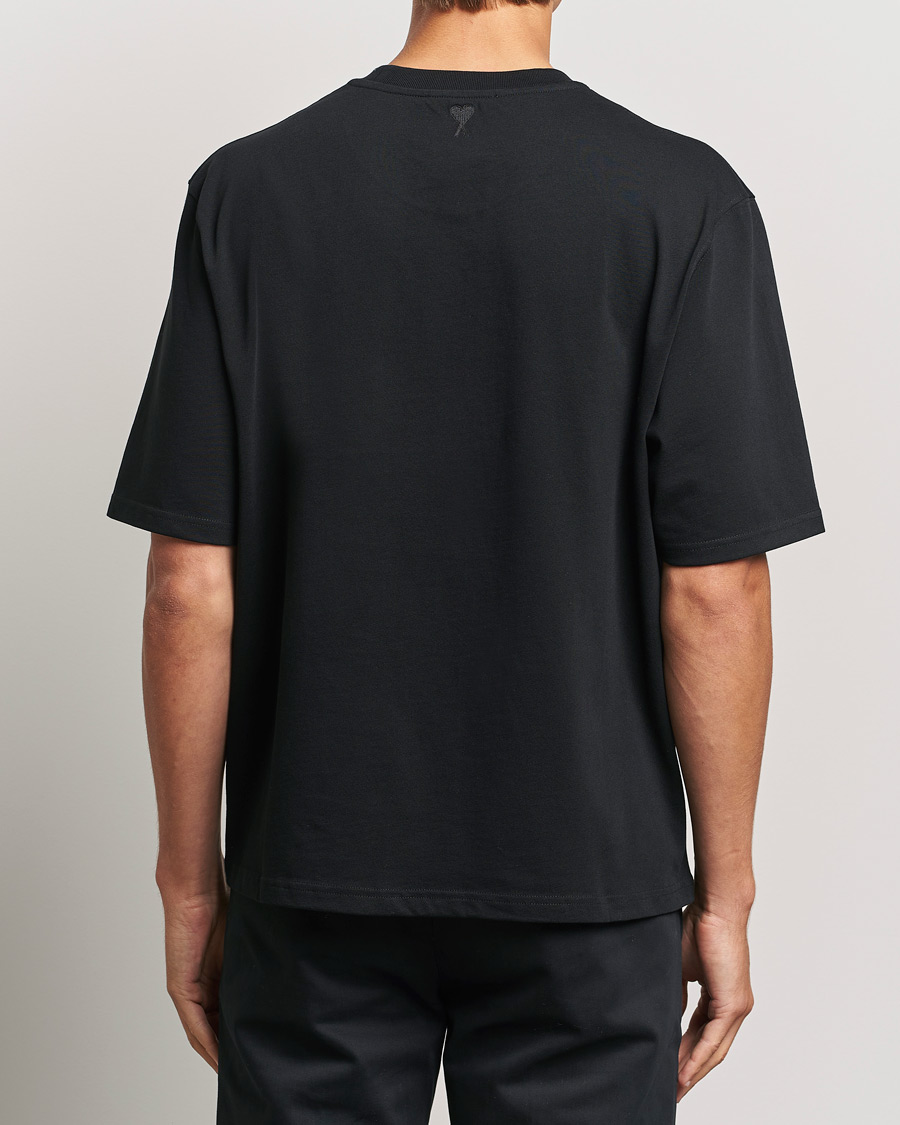 Homme | T-shirts | AMI | Logo T-Shirt Black