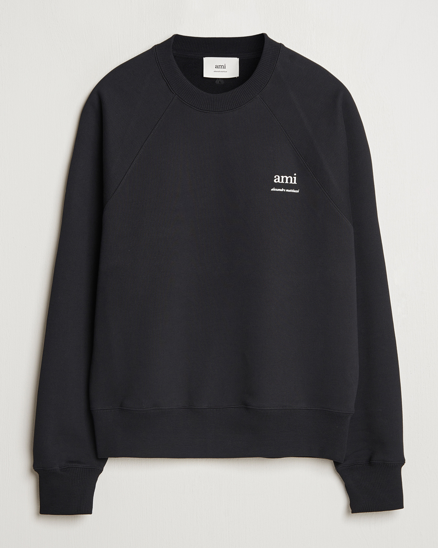 Homme | Pulls Et Tricots | AMI | Logo Sweatshirt Black