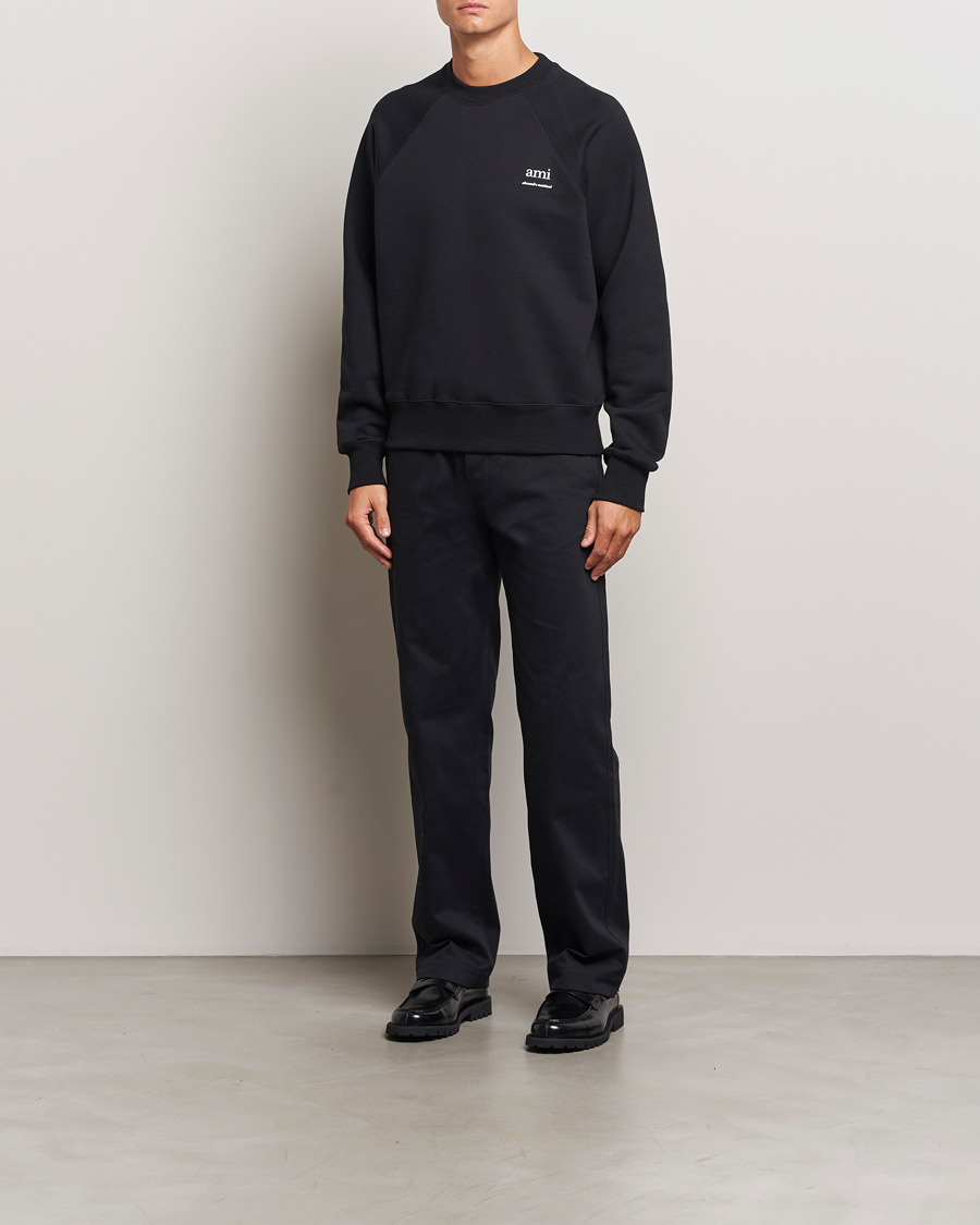 Homme | Pulls Et Tricots | AMI | Logo Sweatshirt Black