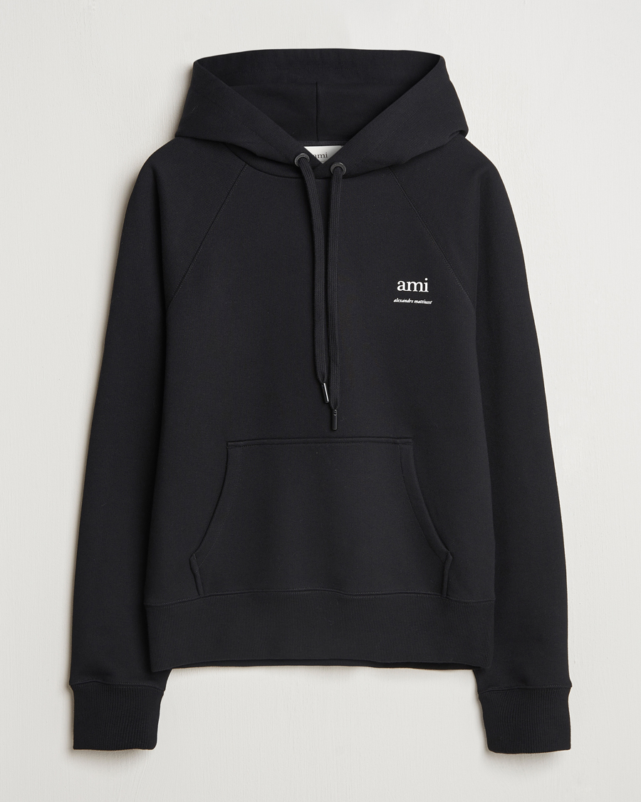 Homme | Pulls Et Tricots | AMI | Logo Hoodie Black
