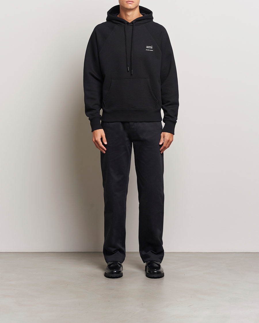Homme | Pulls Et Tricots | AMI | Logo Hoodie Black