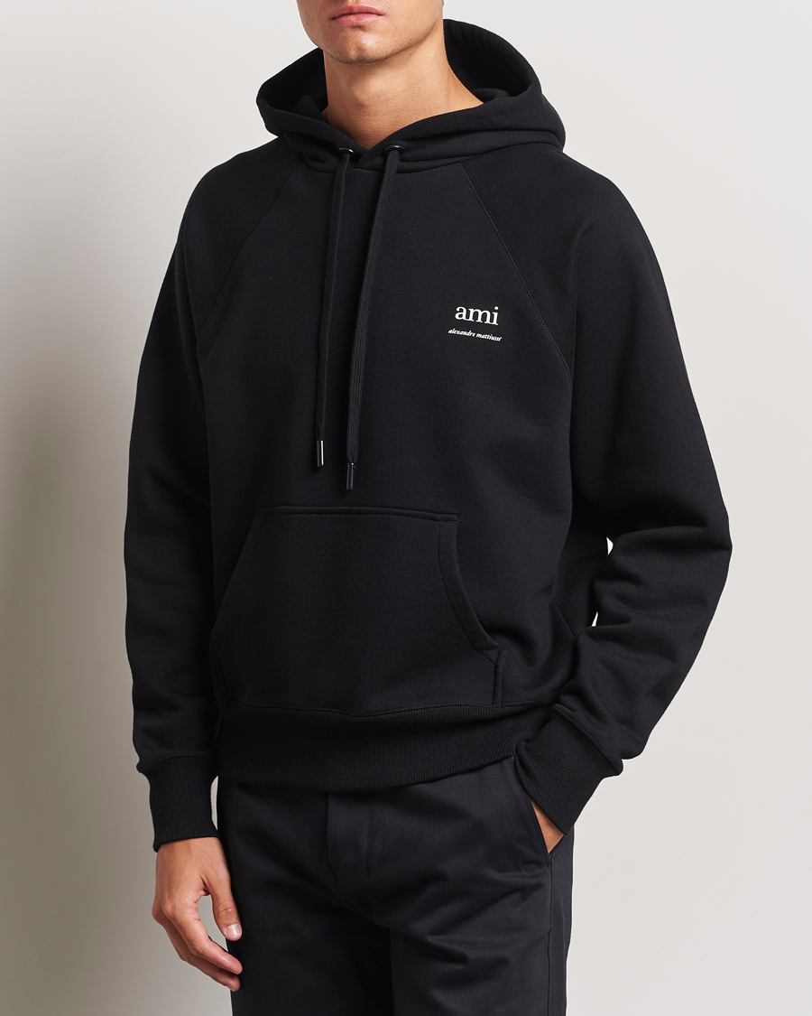 Homme | Pulls Et Tricots | AMI | Logo Hoodie Black