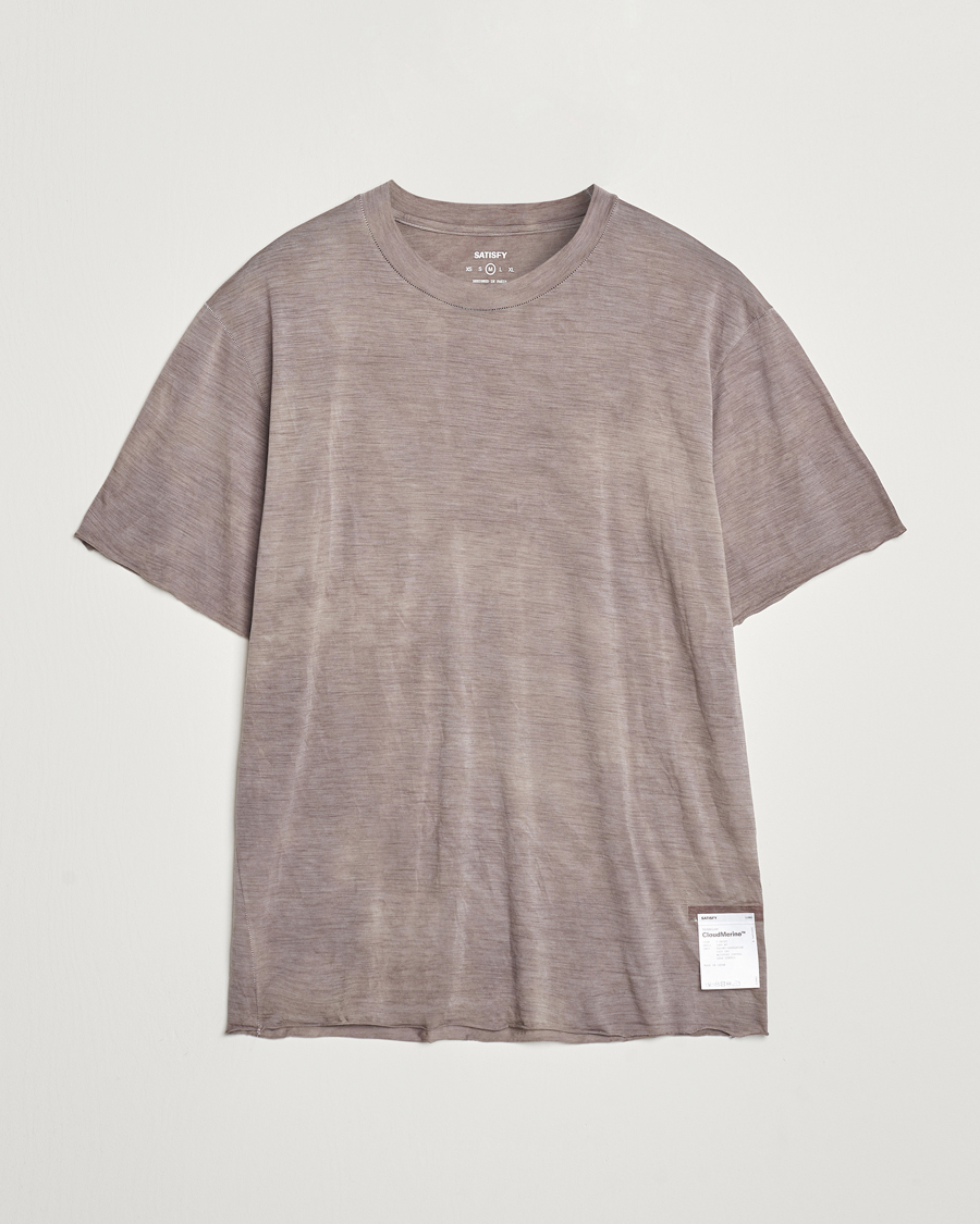 Homme | T-shirts | Satisfy | CloudMerino T-Shirt Sun Bleached Fallen Rock