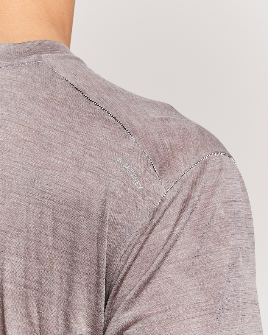 Homme | T-shirts | Satisfy | CloudMerino T-Shirt Sun Bleached Fallen Rock