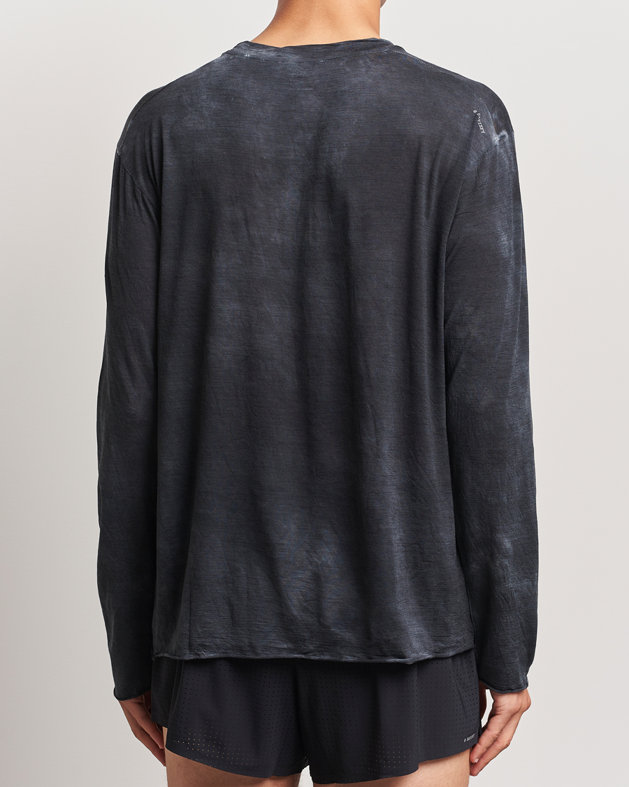 Homme | T-shirts | Satisfy | CloudMerino Long Sleeve T-Shirt Sun Bleached Black