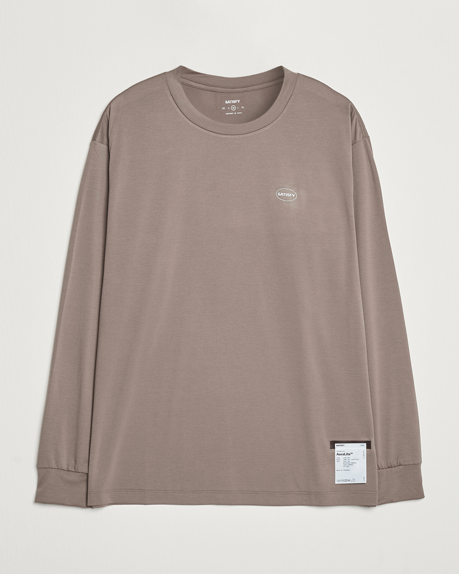 Homme | T-shirts | Satisfy | AuraLite Long Sleeve T-Shirt Falcon