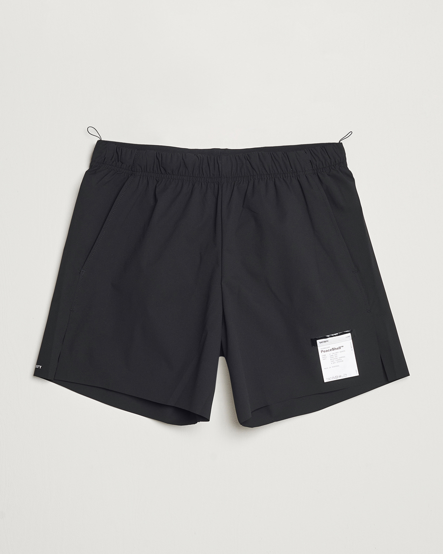 Homme | Shorts | Satisfy | PeaceShell 5 Inch Shorts Black