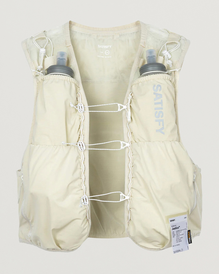 Homme | Satisfy Justice Cordura Hydration Vest Mineral Off White | Satisfy | Justice Cordura Hydration Vest Mineral Off White