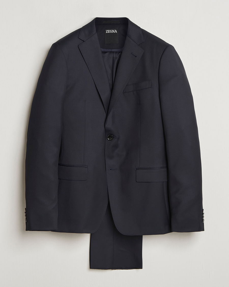 Homme | Costumes | Zegna | Tailored Wool Suit Midnight