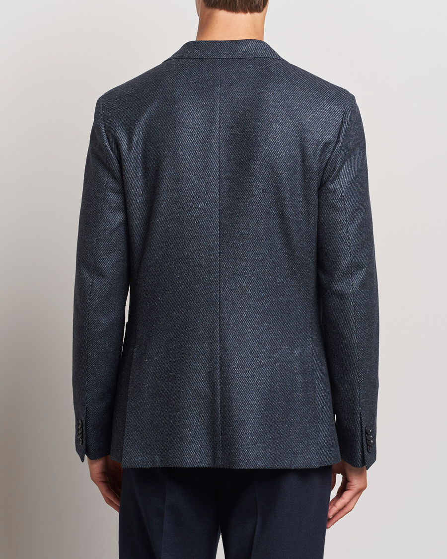 Homme | Blazers | Zegna | Unconstructed Wool/Cashmere Blazer Dark Blue