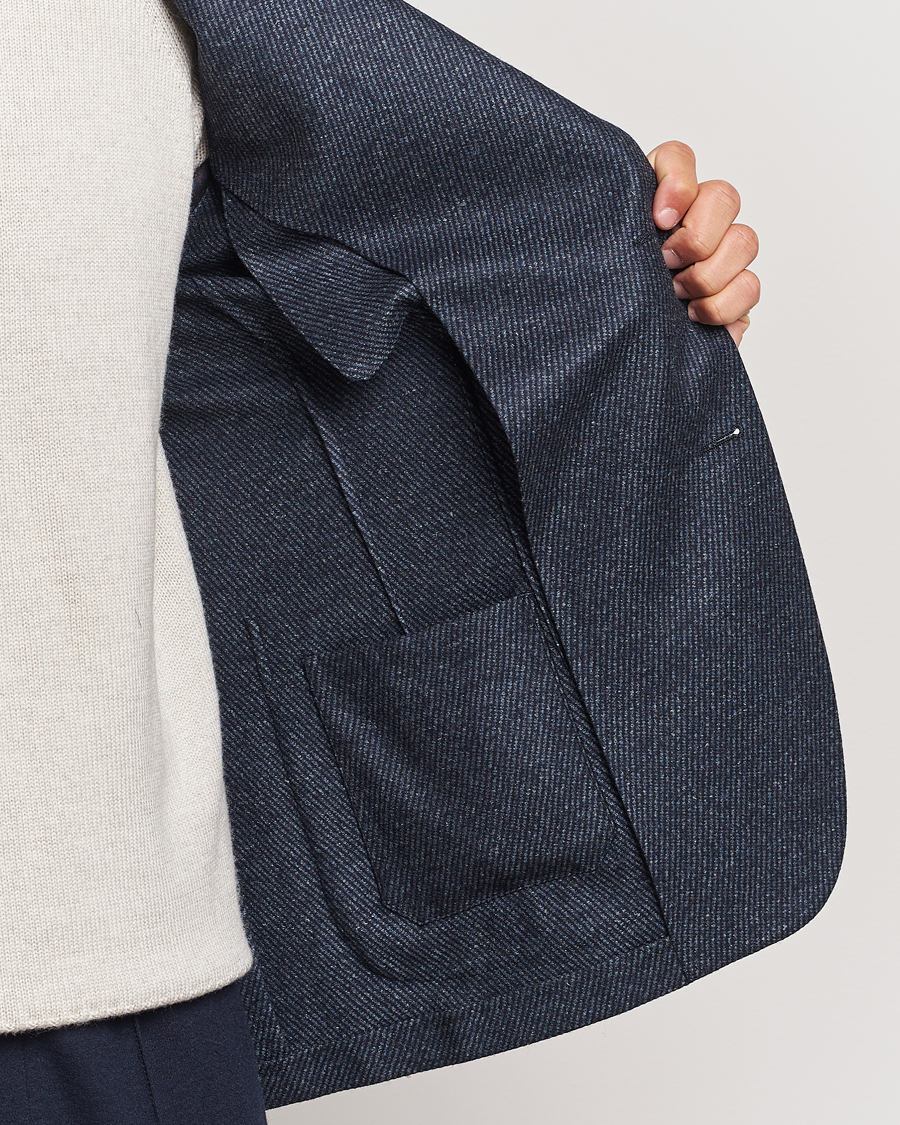 Homme | Blazers | Zegna | Unconstructed Wool/Cashmere Blazer Dark Blue