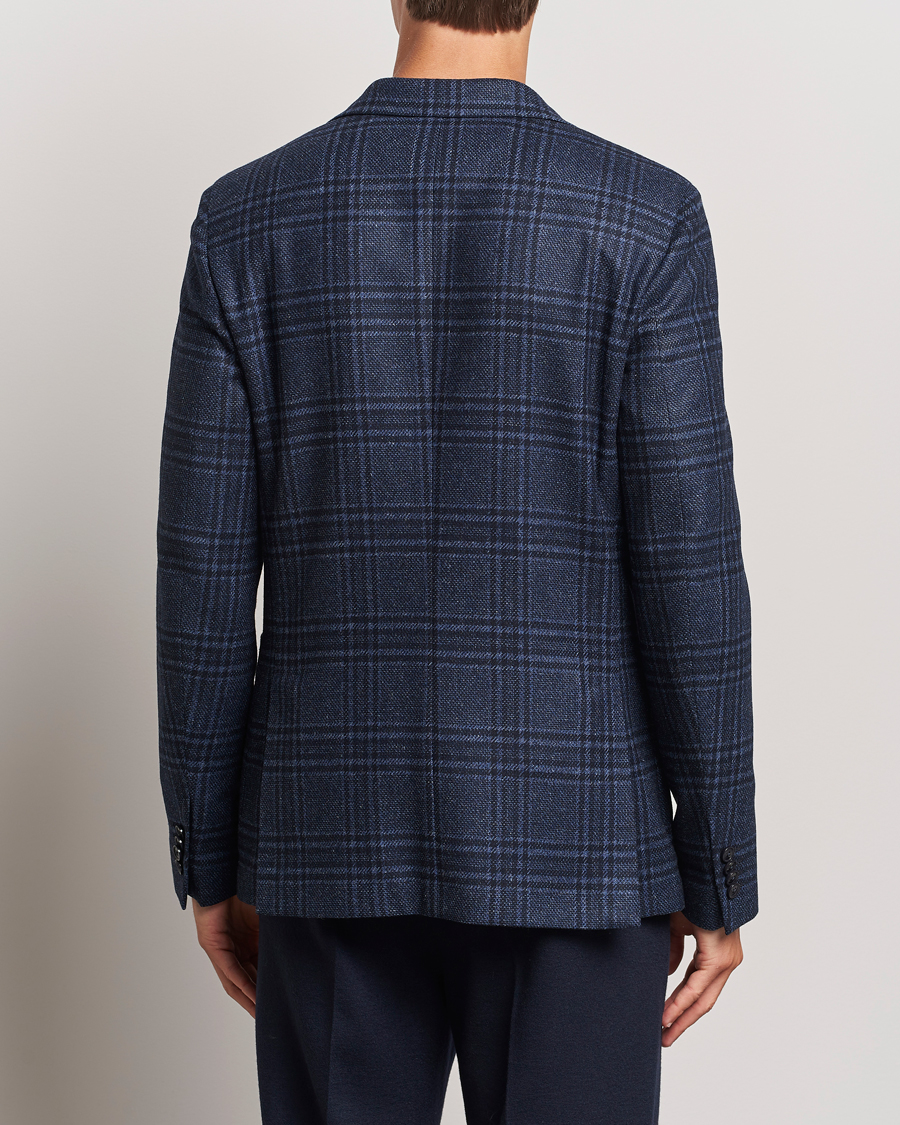 Homme | Blazers | Zegna | Unconstructed Wool/Silk Blazer Navy Check