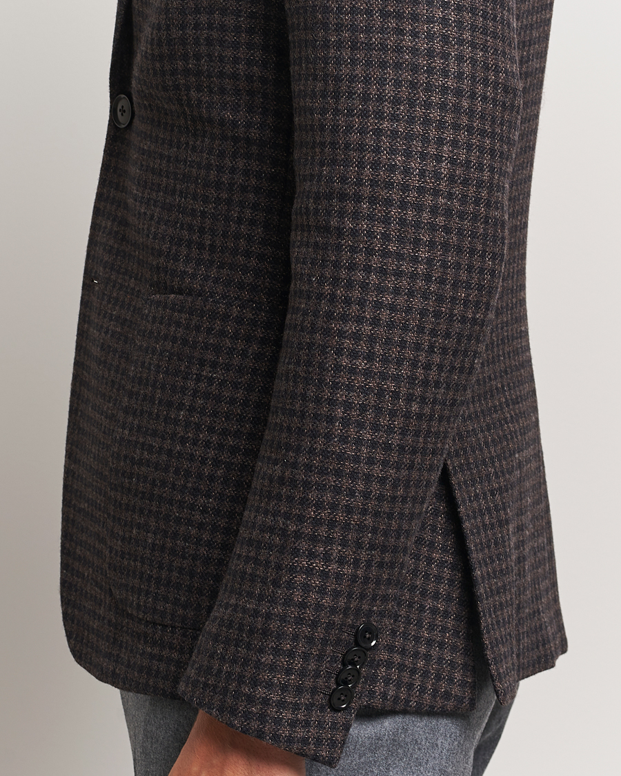 Homme | Blazers | Zegna | Unconstructed Wool/Cashmere Blazer Brown Check