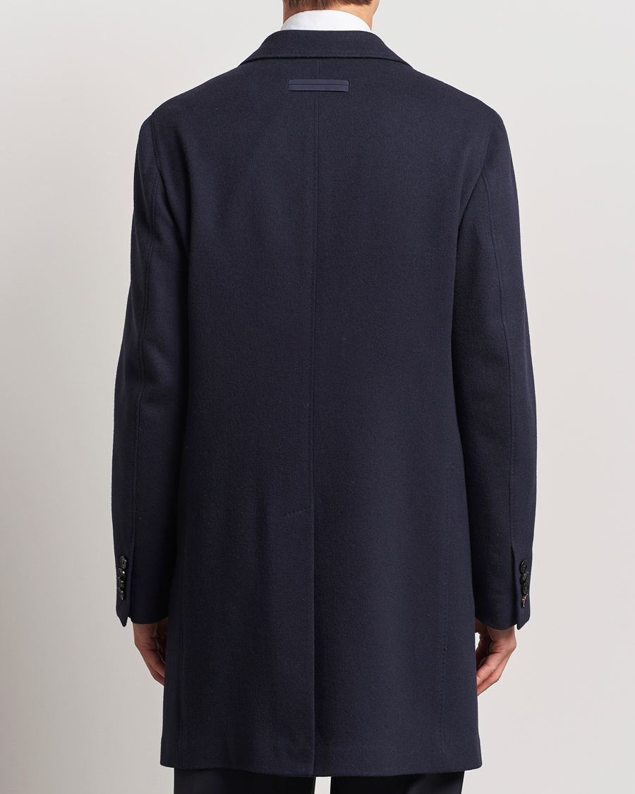 Homme | Manteaux Et Vestes | Zegna | Wool/Cashmere Double Breasted Coat Navy