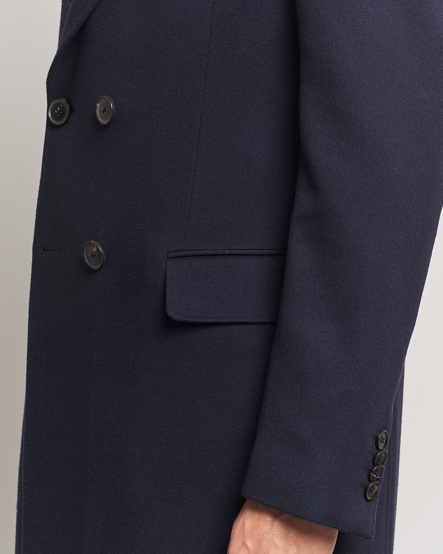 Homme | Manteaux Et Vestes | Zegna | Wool/Cashmere Double Breasted Coat Navy