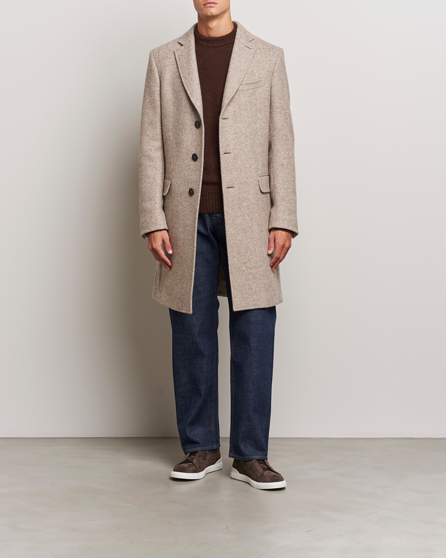 Homme | Manteaux Et Vestes | Zegna | Wool/Cashmere Double Breasted Coat Beige