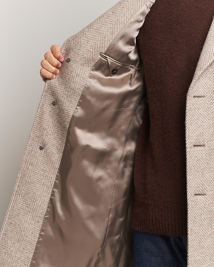 Homme | Manteaux Et Vestes | Zegna | Wool/Cashmere Double Breasted Coat Beige