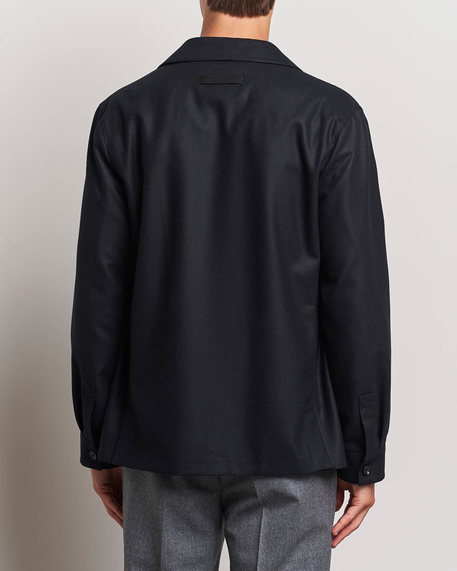 Homme | Manteaux Et Vestes | Zegna | Flannel Chore Jacket Black