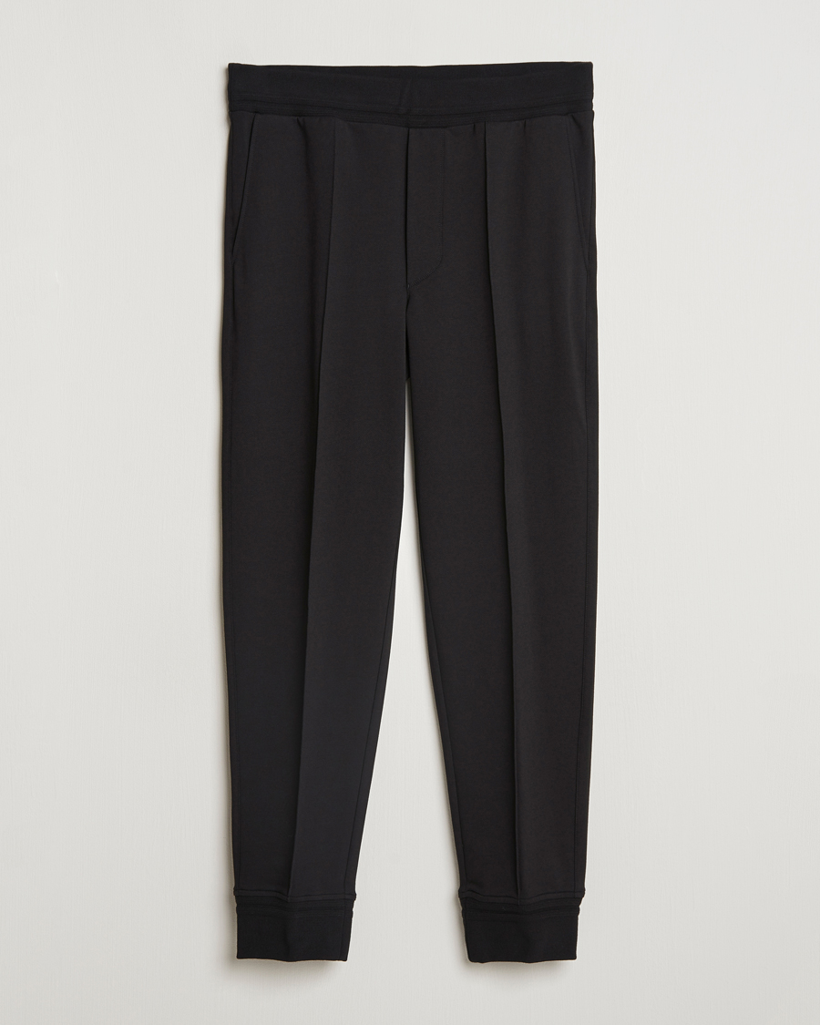 Homme | Pantalons | Zegna | Cotton Stretch Drawstring Pants Black