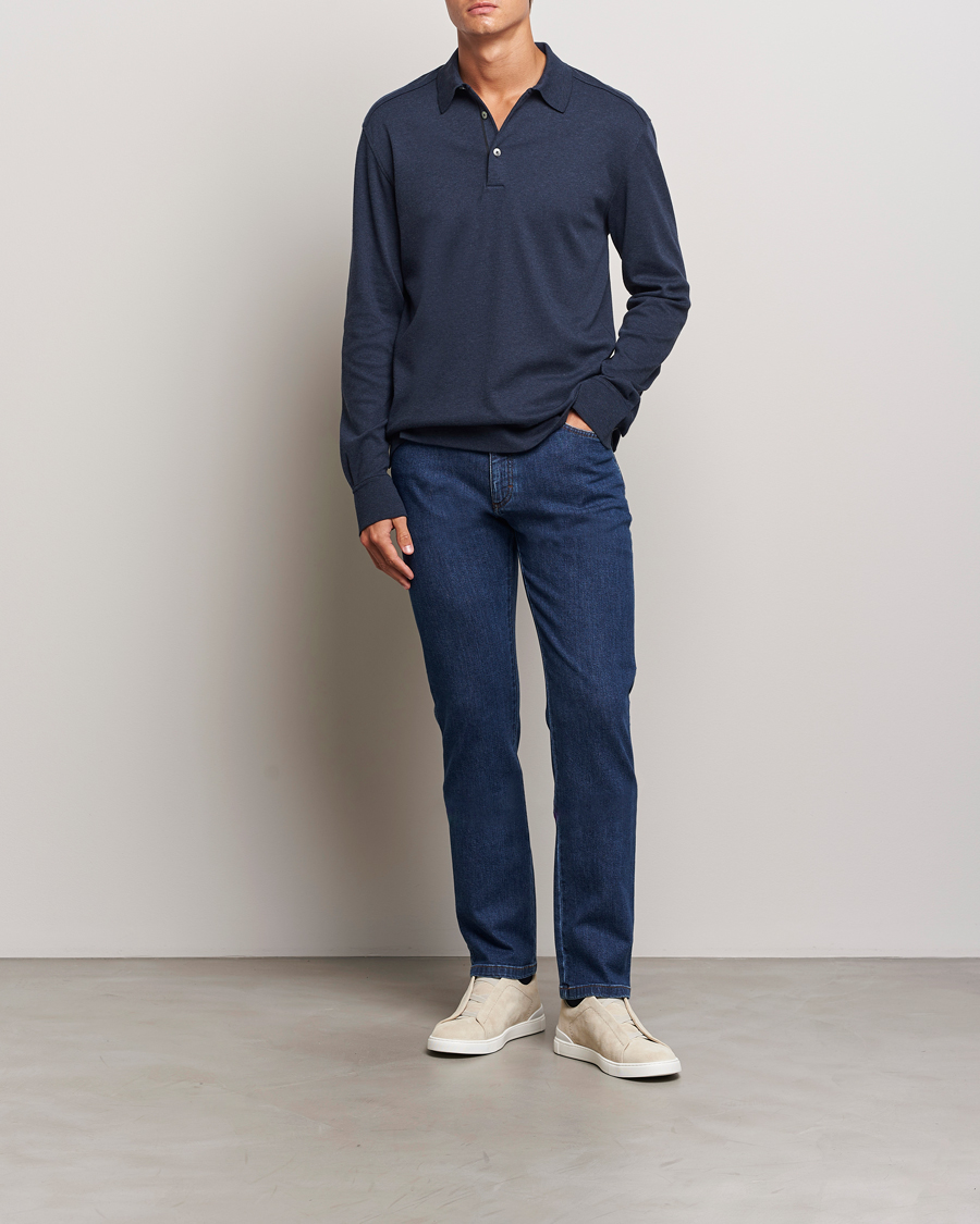 Homme | Jeans | Zegna | 5-Pocket Denim Jeans Stone Washed