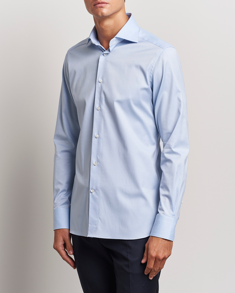 Homme | Chemises | Zegna | Slim Fit Oxford Dress Shirt Light Blue