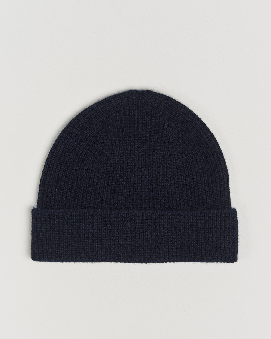 Homme | Zegna Cashmere Beanie Navy | Zegna | Cashmere Beanie Navy