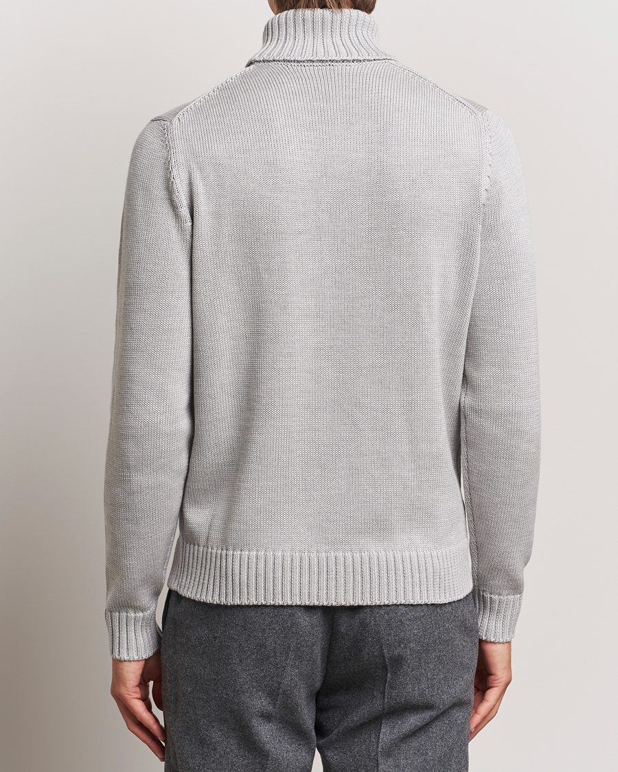 Homme | Pulls Et Tricots | Zanone | Virgin Merino Wool Rollneck Light Grey