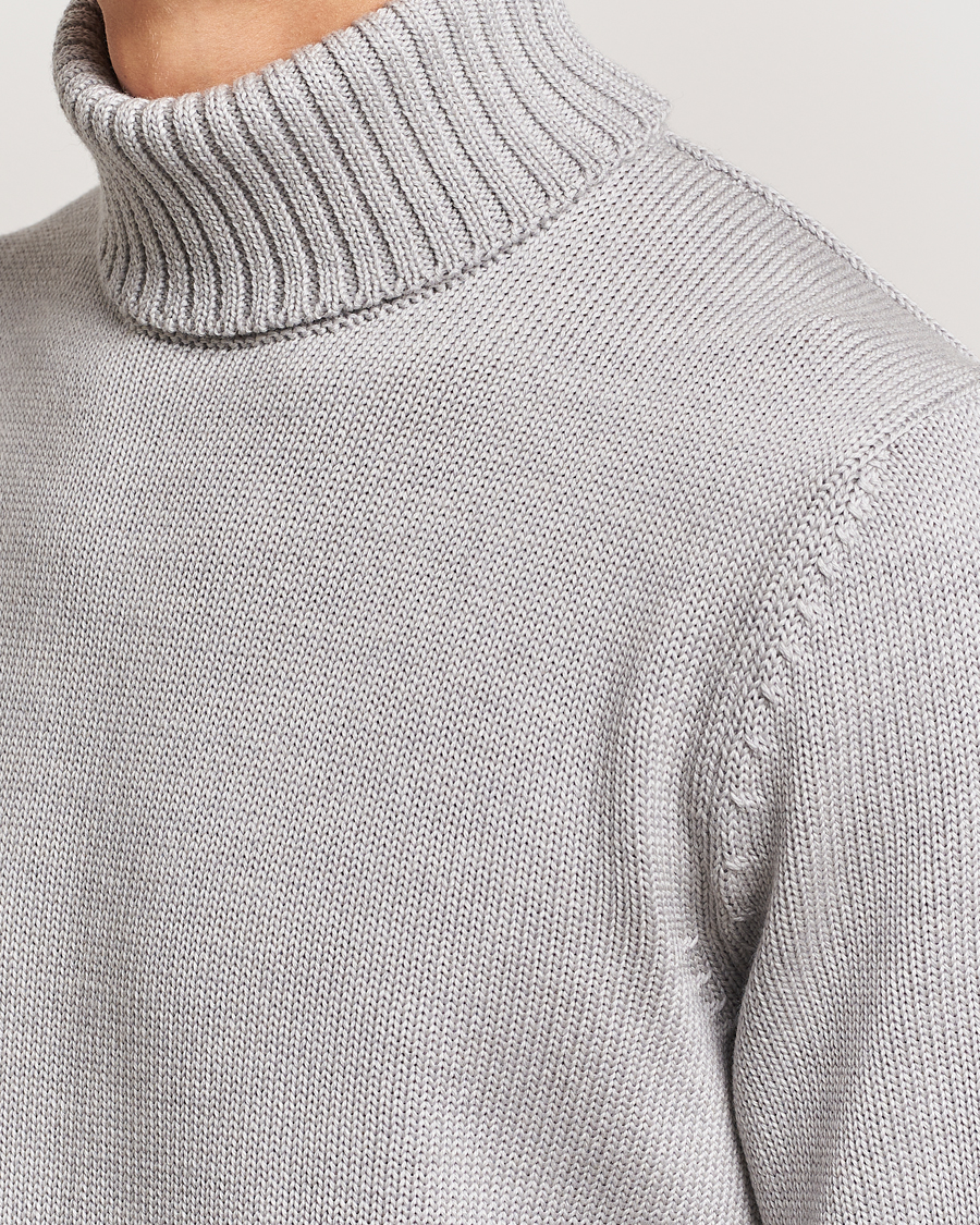 Homme | Pulls Et Tricots | Zanone | Virgin Merino Wool Rollneck Light Grey