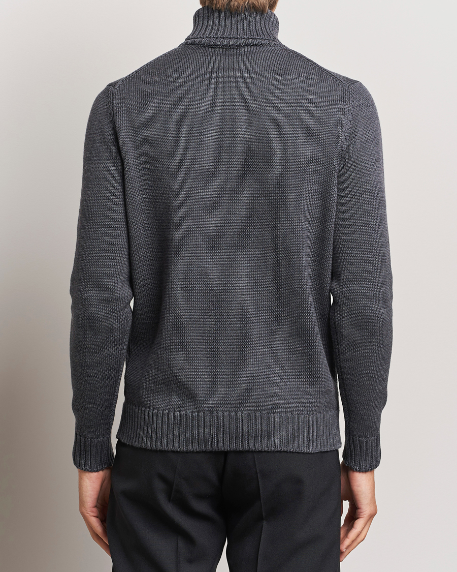 Homme | Pulls Et Tricots | Zanone | Virgin Merino Wool Rollneck Grey Melange