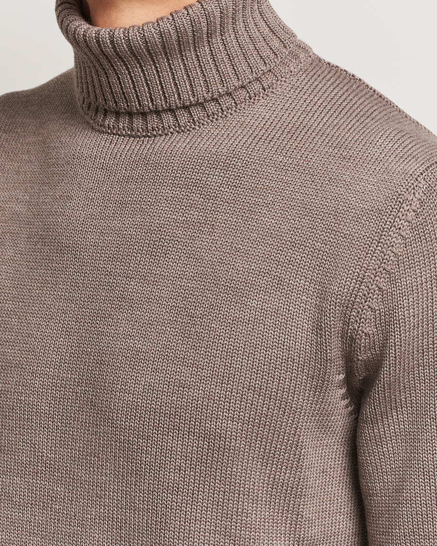Homme | Pulls Et Tricots | Zanone | Virgin Merino Wool Rollneck Taupe