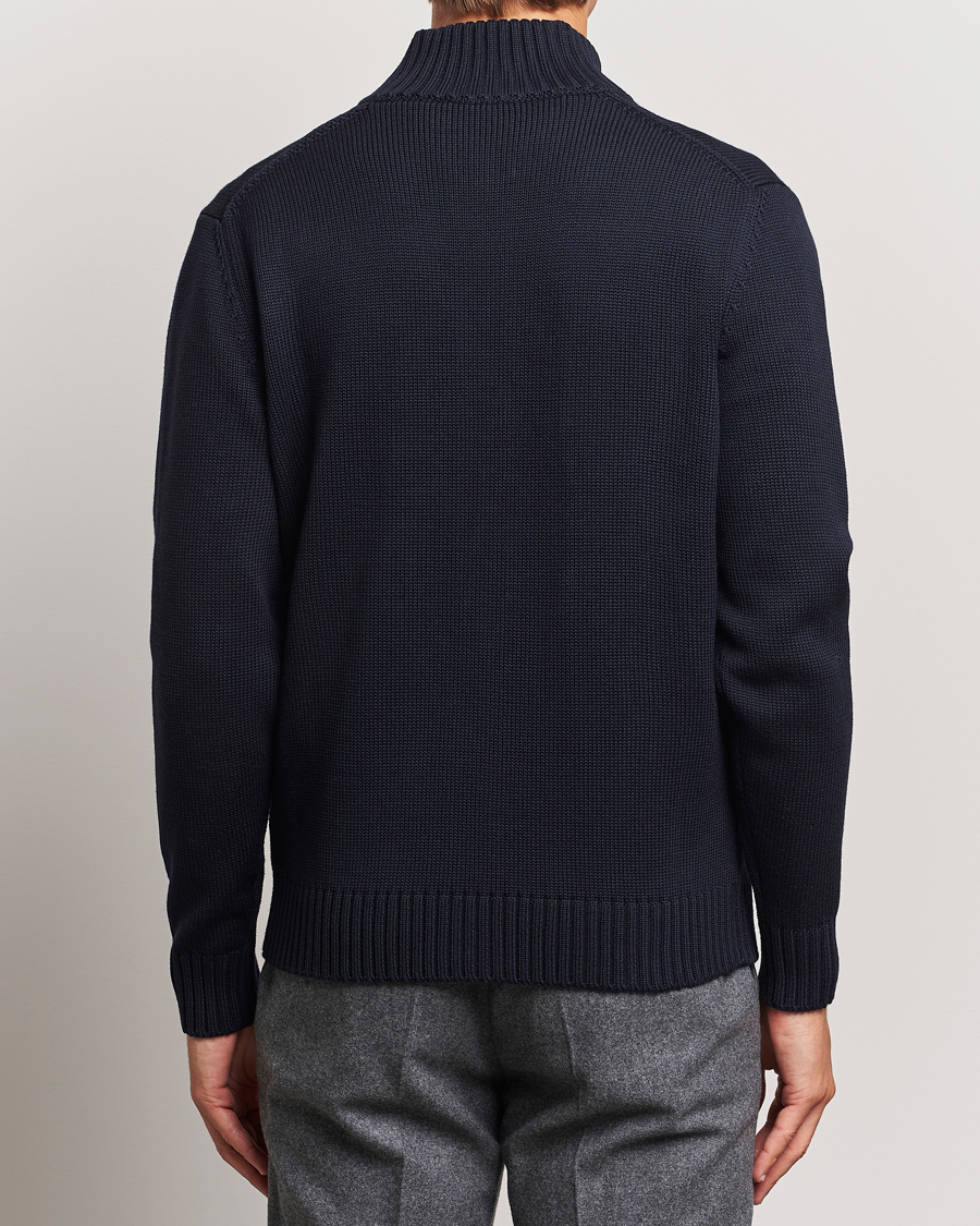 Homme | Pulls Et Tricots | Zanone | Virgin Merino Wool Chioto Cardigan Navy
