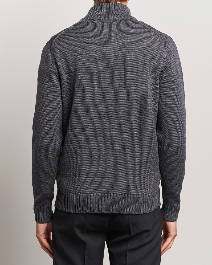 Homme | Pulls Et Tricots | Zanone | Virgin Merino Wool Chioto Cardigan Grey Melange
