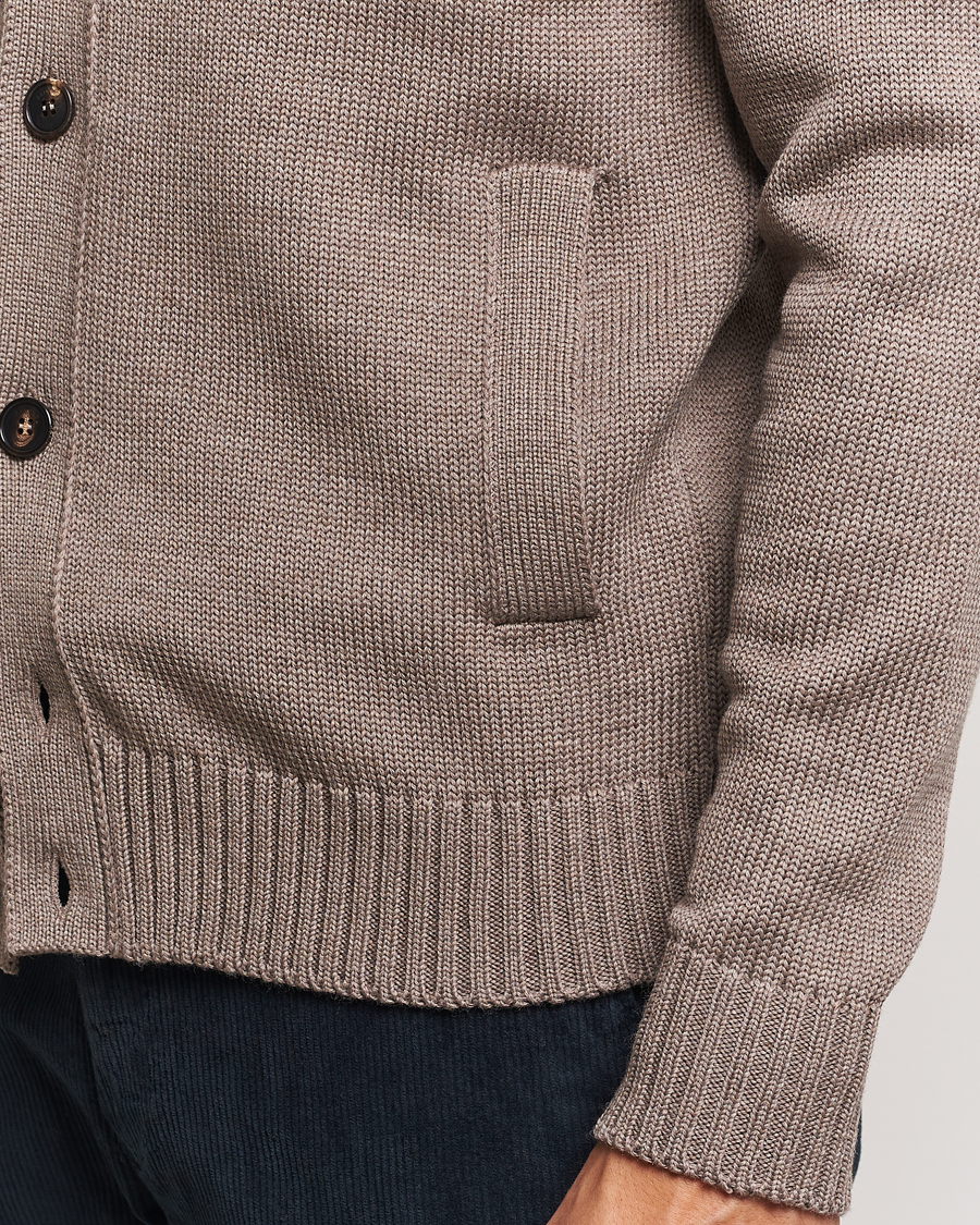 Homme | Pulls Et Tricots | Zanone | Virgin Merino Wool Chioto Cardigan Taupe