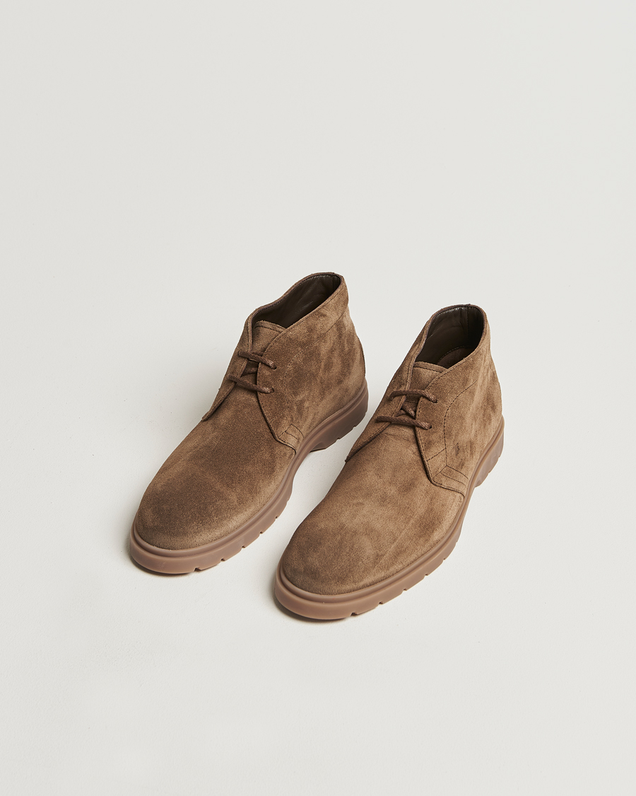 Homme | Tod's Polacco Chukka Boots Olive Suede | Tod's | Polacco Chukka Boots Olive Suede