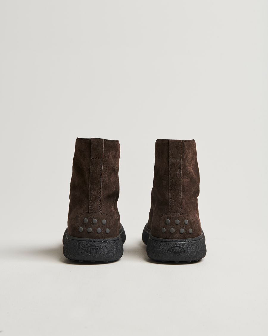 Homme | Tod's Gommino Winter Boots Dark Brown Suede | Tod's | Gommino Winter Boots Dark Brown Suede